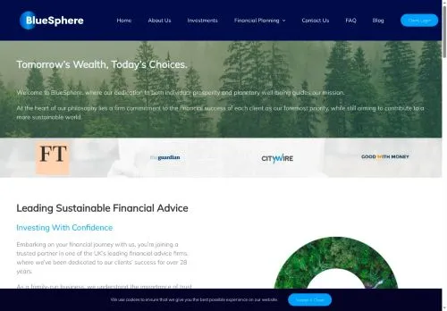 Website Image of BLUESPHERE LTD