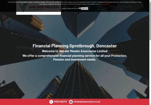 Website Image of Van Der Meulen Associates Limited