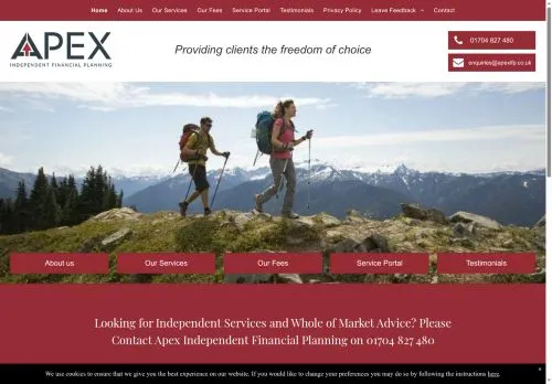 Website Image of Apex Independent Financial Planning LTD