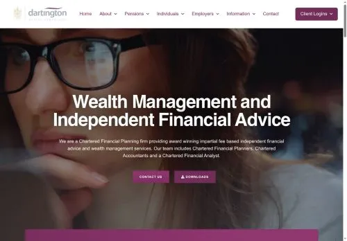 Website Image of Dartington Wealth Management Limited