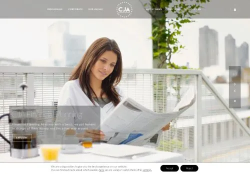 Website Image of CJA Financial Planning LTD
