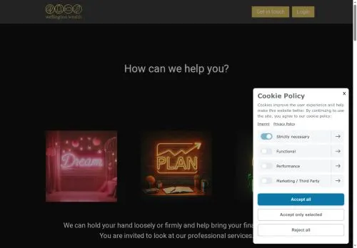 Website Image of Wellington Wealth (glasgow) Limited