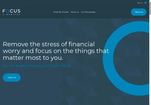 Website Image of Focus Financial Advisory LTD