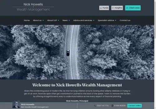 Website Image of Nick Howells Wealth Management