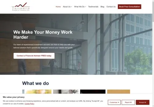 Website Image of Tailored Financial Planning LTD