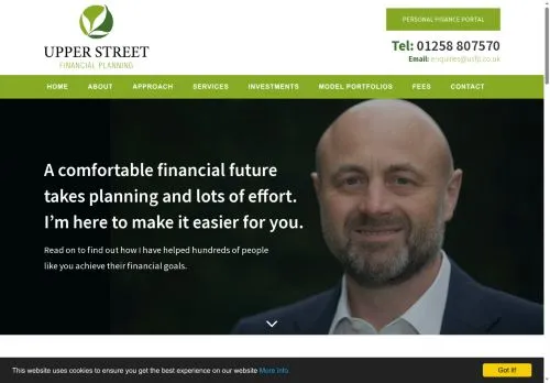 Website Image of Upper Street Financial Planning LTD