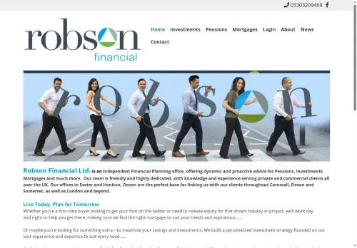 Website Image of Robson Financial Limited