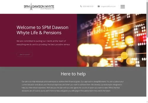 Website Image of SPM Dawson Whyte (life & Pensions) Limited