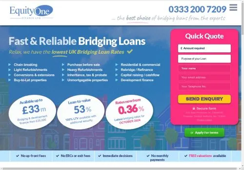 Website Image of Equityone Finance LTD