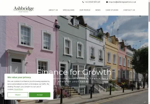 Website Image of Ashbridge Partners Limited