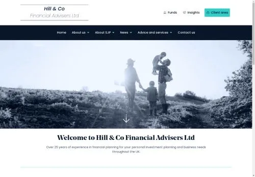 Website Image of Hill & Co Financial Advisers LTD