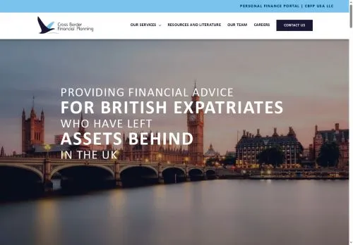 Website Image of Cross Border Financial Planning Limited