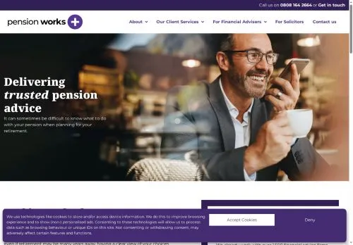 Website Image of Pension Works Limited