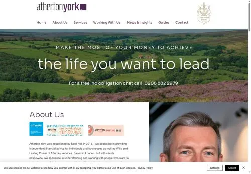 Website Image of Atherton York Limited