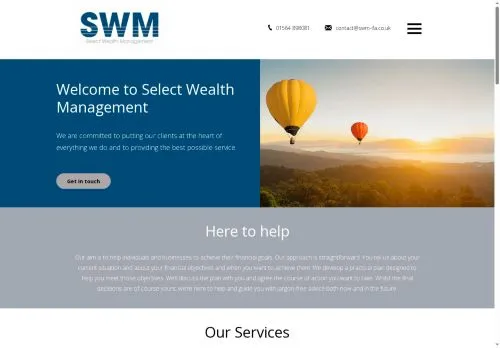 Website Image of Select Wealth Management Limited