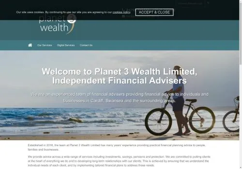 Website Image of Planet 3 Wealth Limited