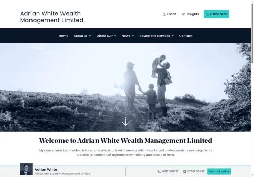 Website Image of Adrian White Wealth Management Limited