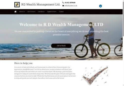 Website Image of R D Wealth Management Limited