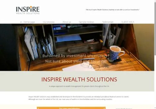 Website Image of Inspire Wealth Solutions LTD