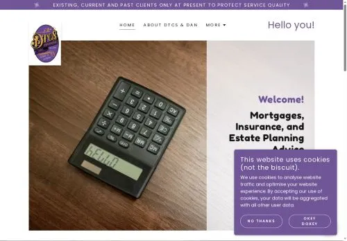 Website Image of DTCS Financial Limited