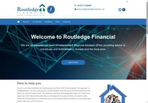 Website Image of Routledge Financial Limited