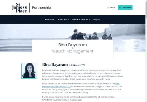 Website Image of Bina Dayaram