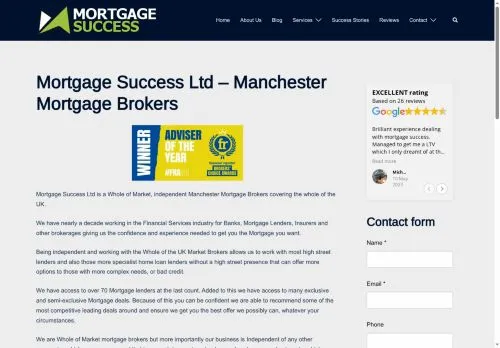 Website Image of Mortgage Success Limited