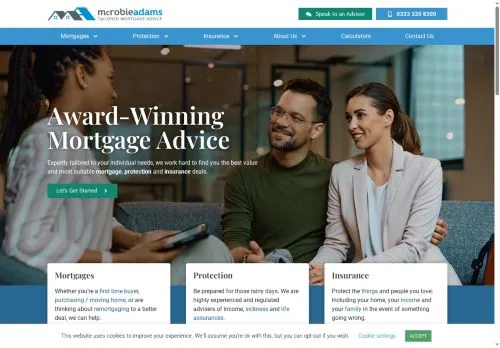 Website Image of McRobieadams Limited