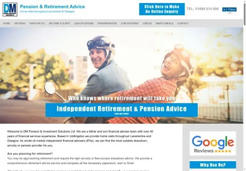 Website Image of DM Pension & Investment Solutions LTD