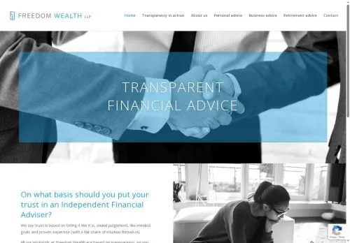 Website Image of Freedom Wealth LLP