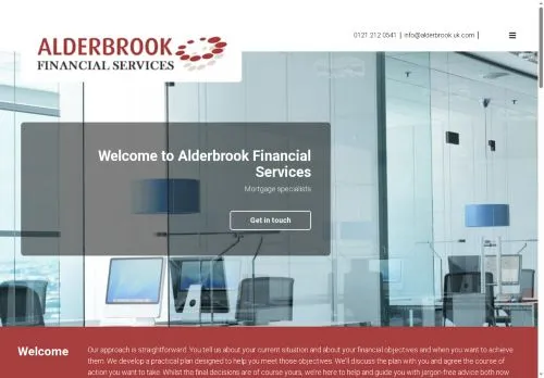 Website Image of Alderbrook Financial Services Limited