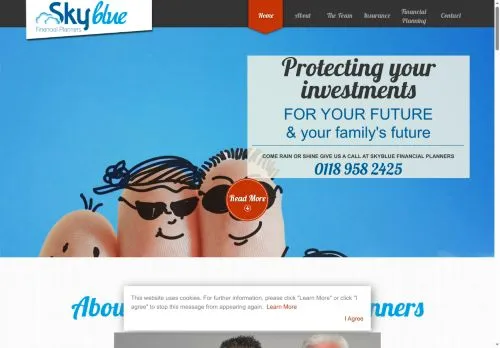 Website Image of Skyblue Planners Limited