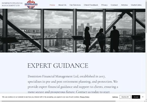 Website Image of DOMINION FINANCIAL MANAGEMENT LIMITED