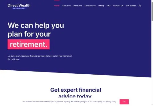 Website Image of Direct Wealth Management Limited