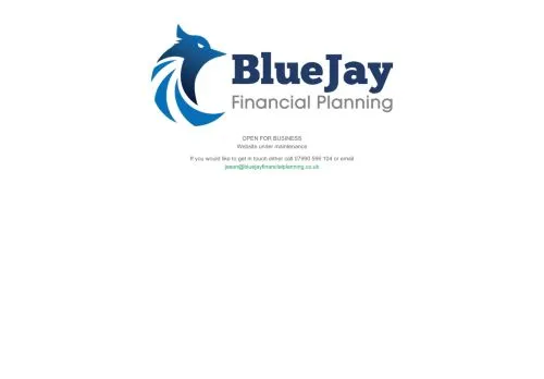 Website Image of Bluejay Financial Planning LTD