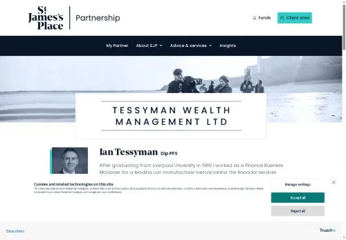 Website Image of Tessyman Wealth Management Limited