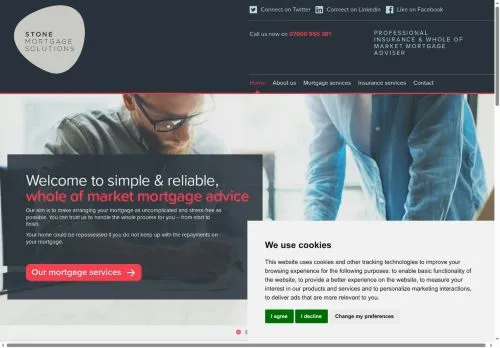 Website Image of Stone Mortgage Solutions Limited
