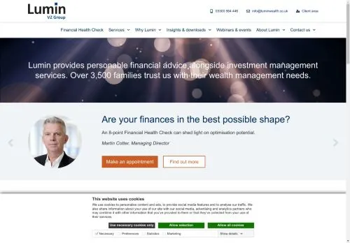 Website Image of Lumin Wealth Limited
