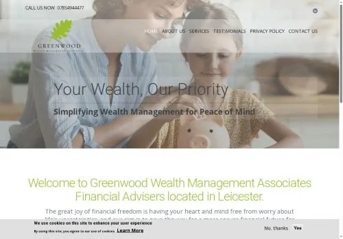 Website Image of Greenwood Wealth Management Associates LTD