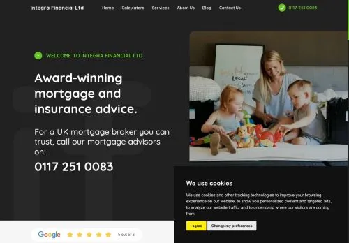 Website Image of Integra Financial LTD