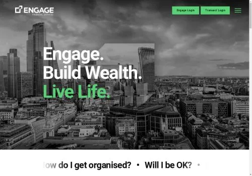 Website Image of Engage Financial Services LTD