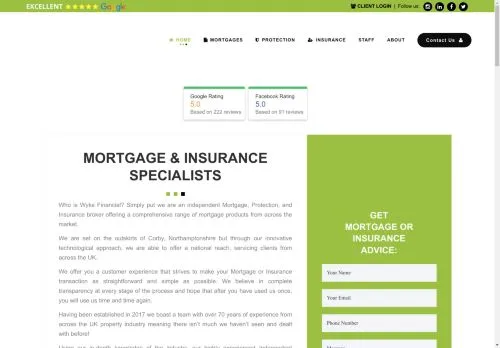 Website Image of Wyke Financial Limited