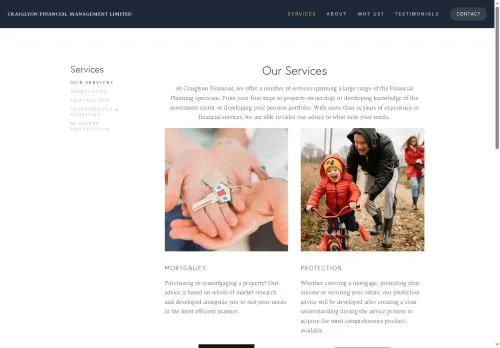 Website Image of Craiglyon Financial Management Limited