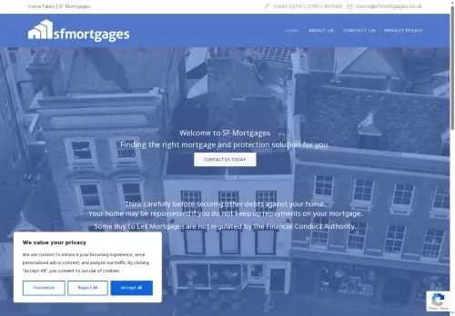 Website Image of SF Mortgages LTD