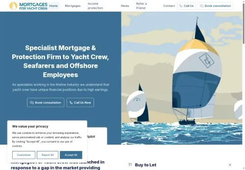 Website Image of Marine Mortgages LTD