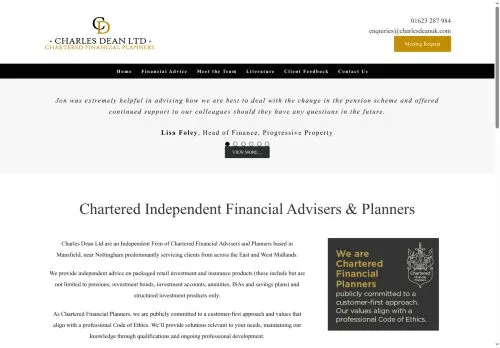 Website Image of Charles Dean Limited