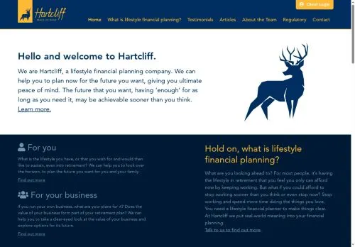 Website Image of Hartcliff Limited