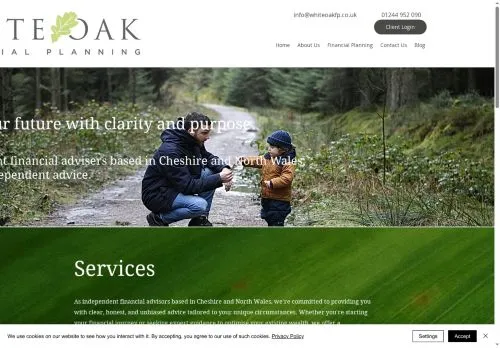 Website Image of White Oak Financial Planning LTD