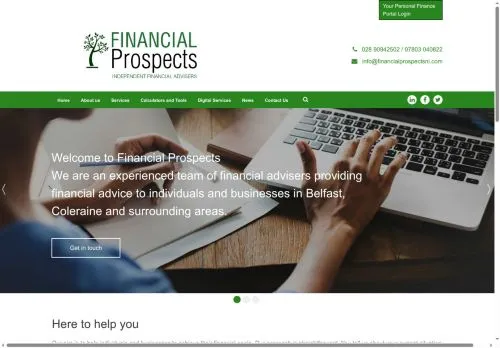 Website Image of Financial Prospects (n.i.) LTD