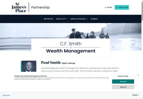 Website Image of C.f. Smith Wealth Management LTD.
